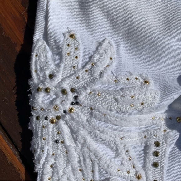 Iceberg White Wide Leg Jeans - Picture 4 of 7